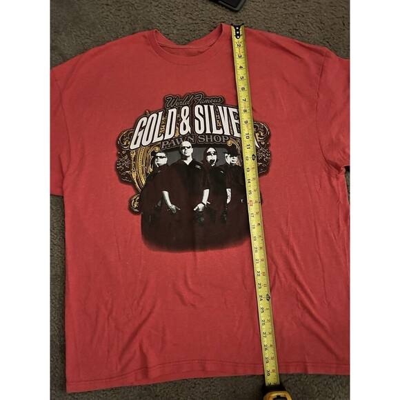 Pawn Stars Shirt Adult Medium Red Gold and Silver Pawn Shop Mens - Picture 6 of 7